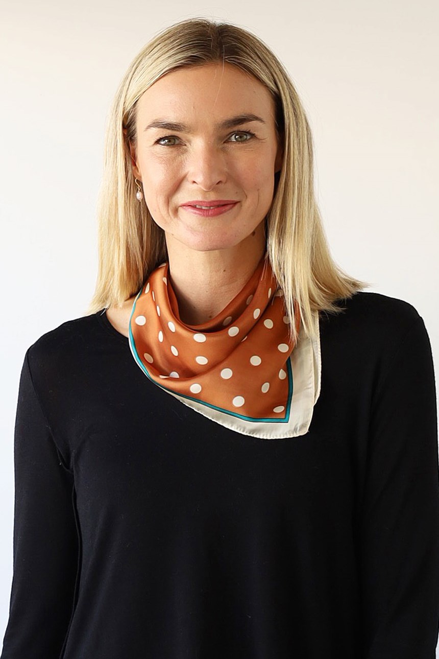 POLKA DOT SCARF